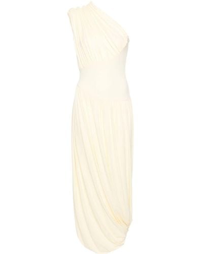 TOVE Ugbad ワンショルダー イブニングドレス - ホワイト