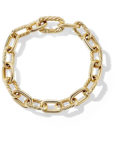 David Yurman 18kt Yellow Gold Madison Chain Bracelet - Metallic