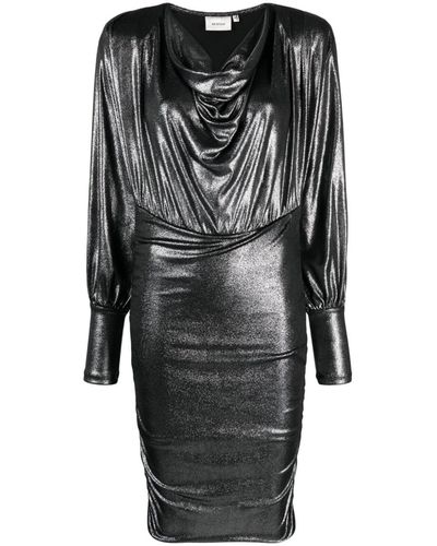 Gestuz Robe courte MadixGz à fini métallisé - Noir