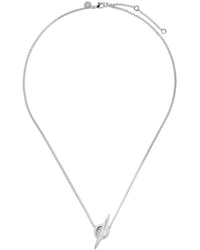 Shaun Leane 'Arc' Halskette mit Knebeldetail - Weiß