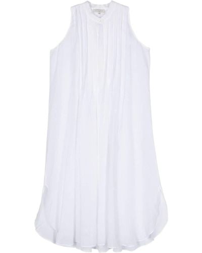 Antonelli Martin Kleid mit Falten - Weiß