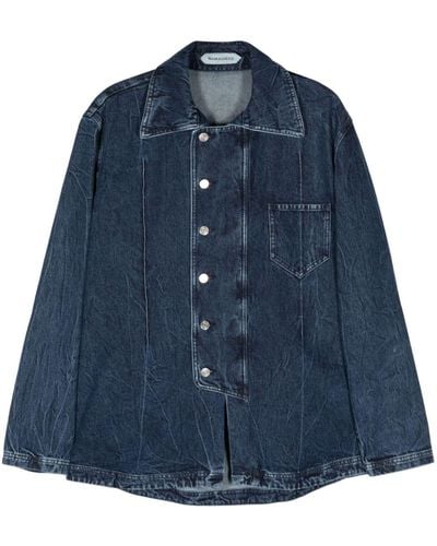 NAMACHEKO Manni Button-up Denim Shirt - Blauw