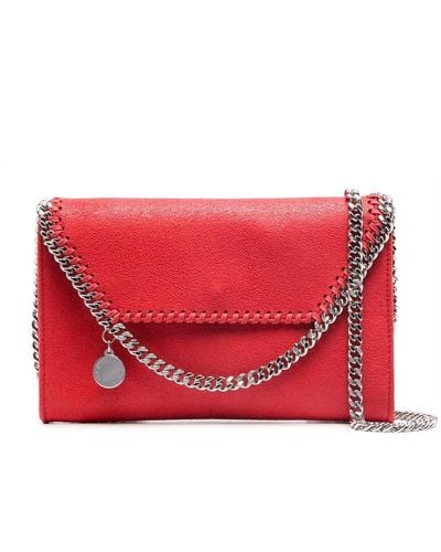 Stella McCartney Mini Falabella Crossbody Bag - Red