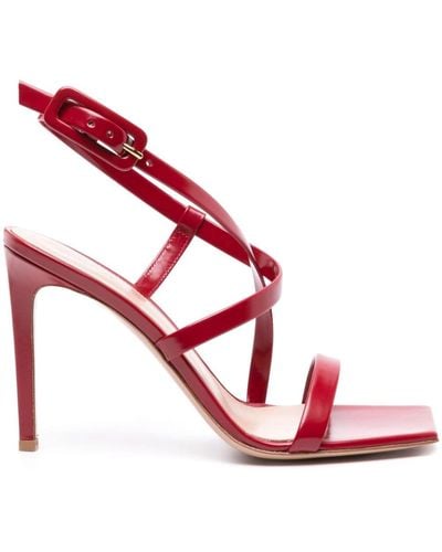 Gianvito Rossi Lindsay 95mm Leather Sandals - Pink