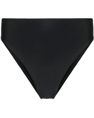 Matteau Bragas de bikini de talle medio - Negro