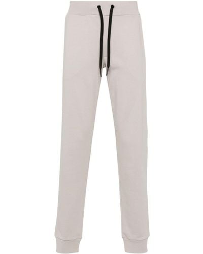 Iceberg Embroidered-logo Cotton Track Trousers - Grey