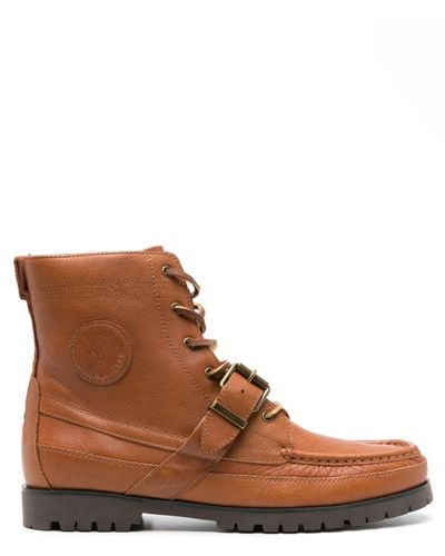 Polo Ralph Lauren Ranger Leather Boots - Brown