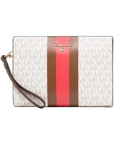 MICHAEL Michael Kors Monogram Travel Pouch - White