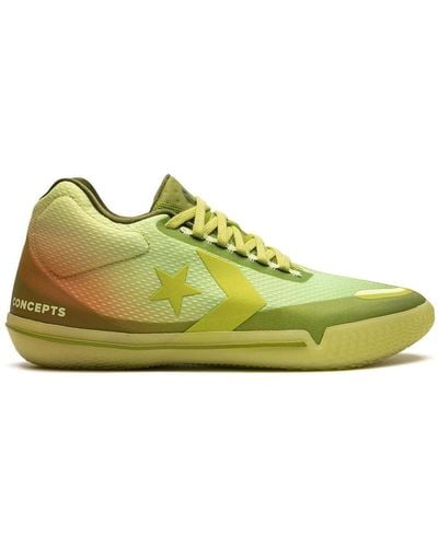 Converse X Concepts Southern Flame All Star Bb Evo Sneakers - Green