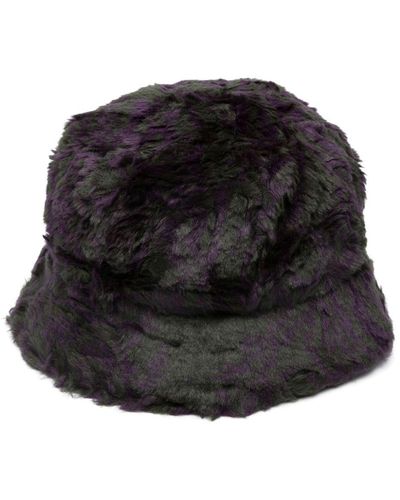 Needles Faux-fur Bucket Hat - Black