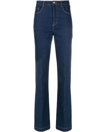 Patrizia Pepe High-rise Slim-cut Jeans - Blue