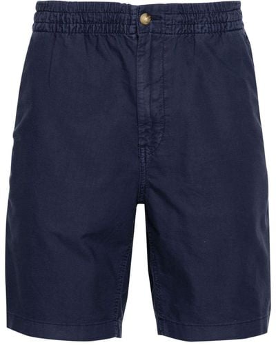 Polo Ralph Lauren Drawstring Cotton Bermuda Shorts - Blue