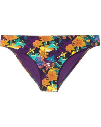 Marlies Dekkers Top bikini Acapulco a fiori - Blu