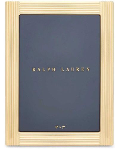 Ralph Lauren Home "Cornice Luke placcata oro (11,5x14,5cm)" - Blu