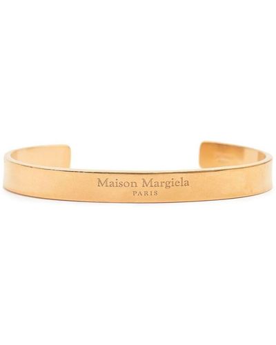 Maison Margiela Armband Met Gegraveerd Logo - Naturel