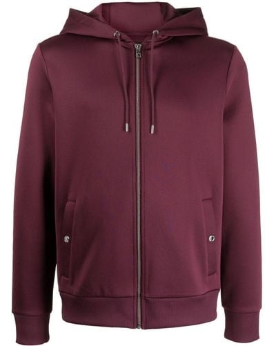Michael Kors Zip-up Hooded Jacket - Purple
