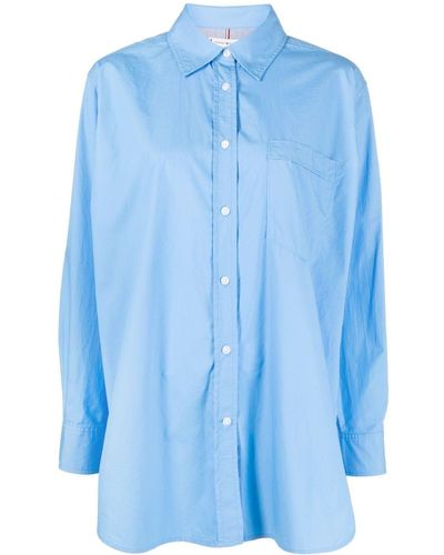 Tommy Hilfiger オーバーサイズ シャツ - ブルー