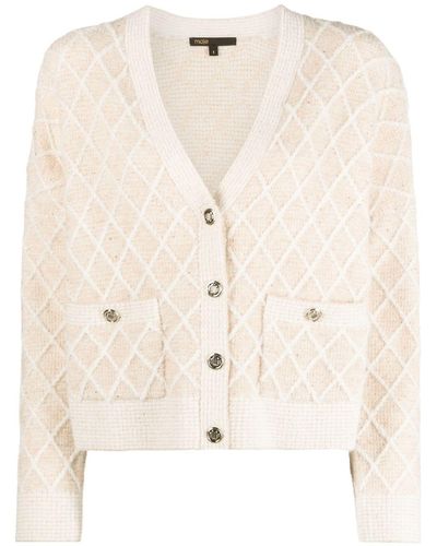 Maje Cardigan con scollo a V - Neutro