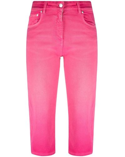MSGM Klassische Cropped-Jeans - Pink