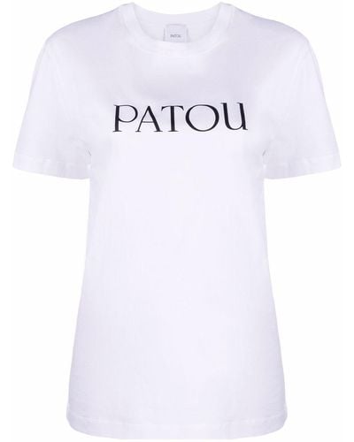 Patou T-shirt Met Logoprint - Wit