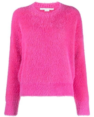 Stella McCartney Long-sleeved Textured Sweater - Pink