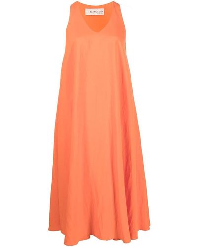 Blanca Vita Aspasia Aラインドレス - オレンジ