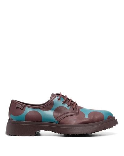 Camper Walden Leather Derby Shoes - Brown
