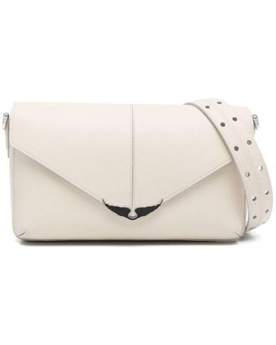 Zadig & Voltaire Borderline Daily Grained Clutch Bag - Natural