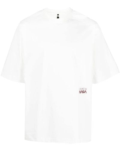 OAMC X Nasa T-shirt Met Print - Wit