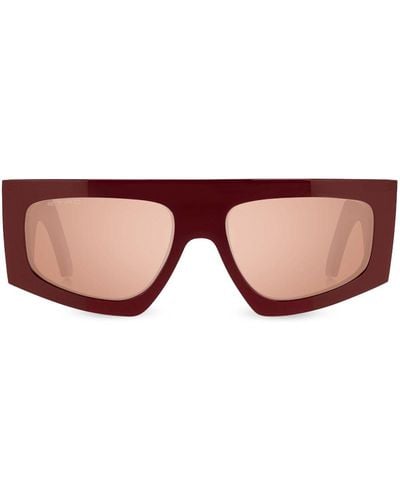 Etro Screen Rectangle-frame Sunglasses - Brown