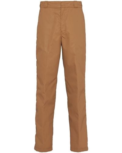 Prada Re-nylon Cargo Trousers - Brown