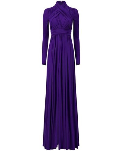 Giambattista Valli Viscose Jersey Maxi Dress - Purple