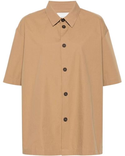 Studio Nicholson Button-up cotton shirt - Natur