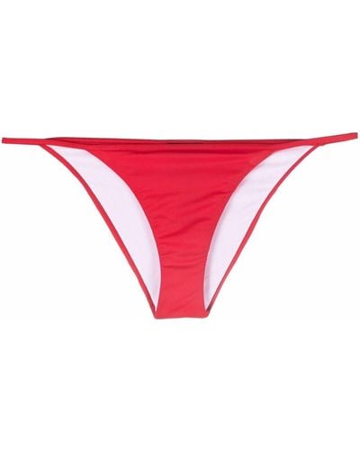 DSquared² Bas de bikini à logo imprimé - Rouge