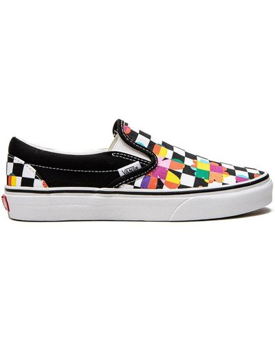 Vans Classic Slip-on "floral Checkerboard" Sneakers - Multicolor