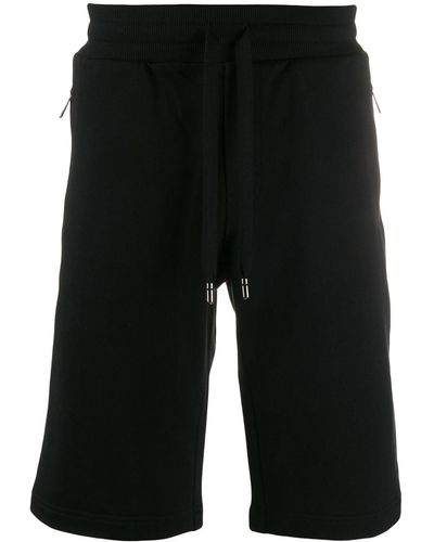 Dolce & Gabbana Pantalones cortos de deporte con cordones - Negro