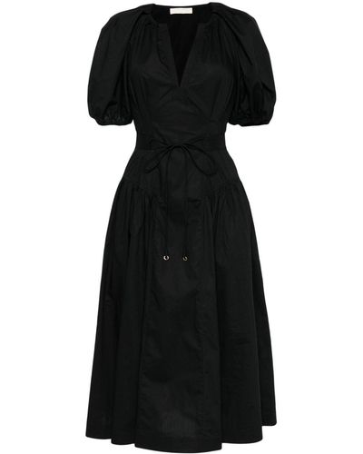 Ulla Johnson Carina Belted Midi Dress - Black