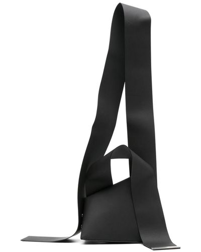 HELIOT EMIL Cesta asymmetric tote bag - Negro