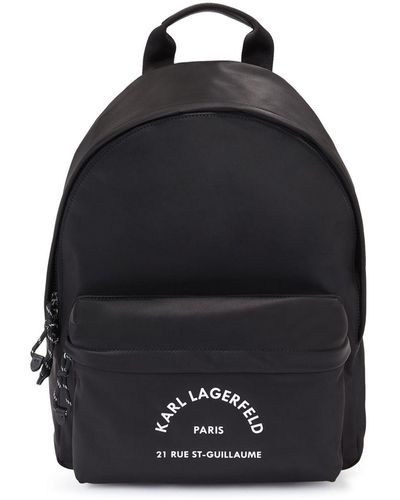 Karl Lagerfeld Rue St-guillaume Backpack - Black