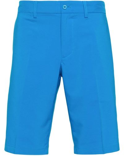 J.Lindeberg Somle Shorts Met Geborduurd Logo - Blauw