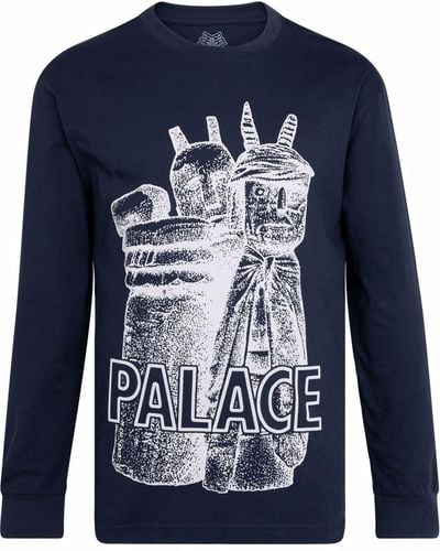 Palace Winz Long-sleeve T-shirt - Blue