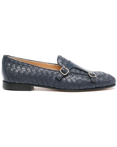 Doucal's Loafer mit Webmuster - Blau