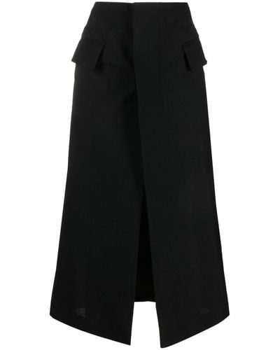 Sacai Wool Skirt - Black