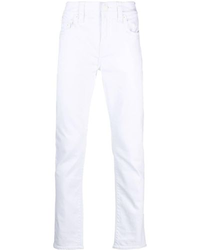 True Religion Jeans con applicazione logo - Bianco