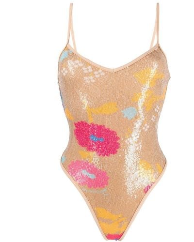 DSquared² Sequin-embellished Swimsuit - Pink