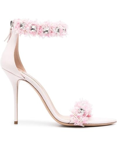 Casadei Elsa 100mm Sandals - Pink