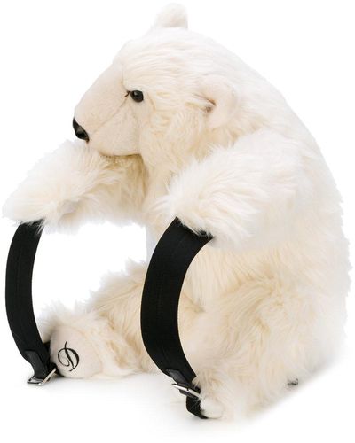 Dolce & Gabbana Polar Bear Backpack - White
