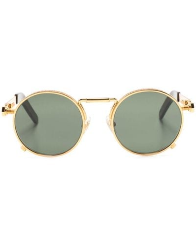 Jean Paul Gaultier 56-8171 Round-frame Sunglasses - Green