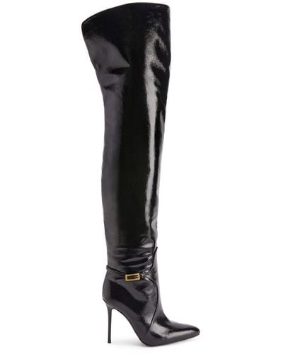 Giuseppe Zanotti Frannie Stiefel 105mm - Schwarz