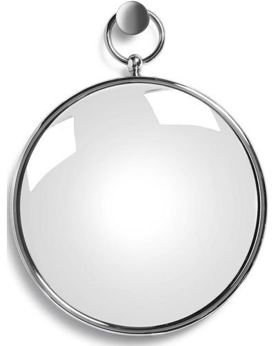Fornasetti Specchio convesso con anello - Metallizzato